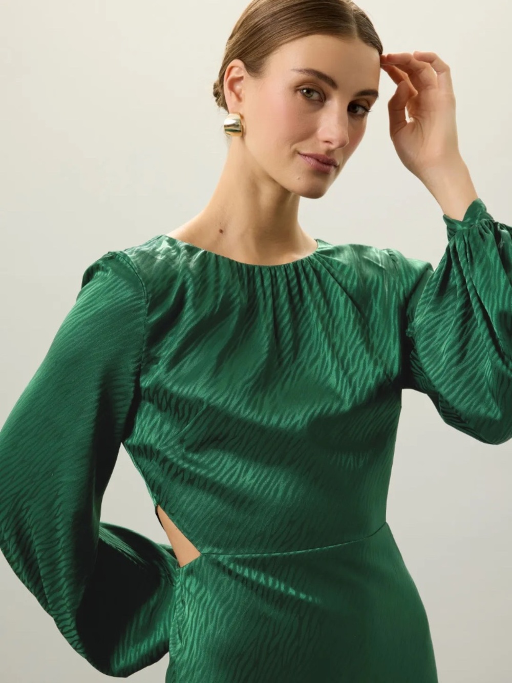 Zebrs Jacquard Gown - Picture 3 of 5
